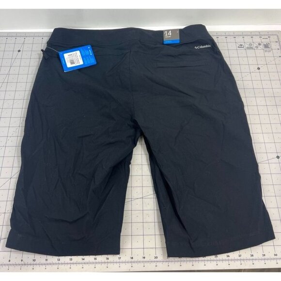 Columbia Women's Anytime Outdoor Long Shorts - Black Sz. 14 UPF-50 NEW~~ - Picture 5 of 7